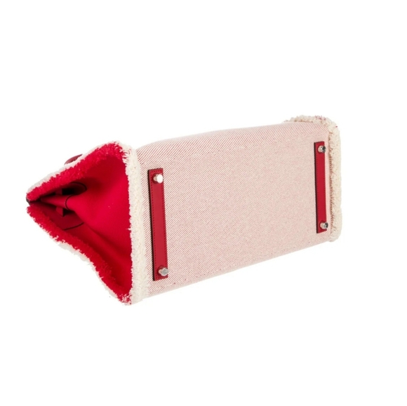 Beautiful Toile & Swift Fray Birkin 35 - Picture 4 of 5